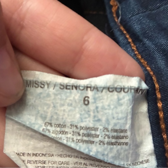 Nine West Blue Jeggings Pull On Skinny Crop Stretch 6 - Picture 9 of 11